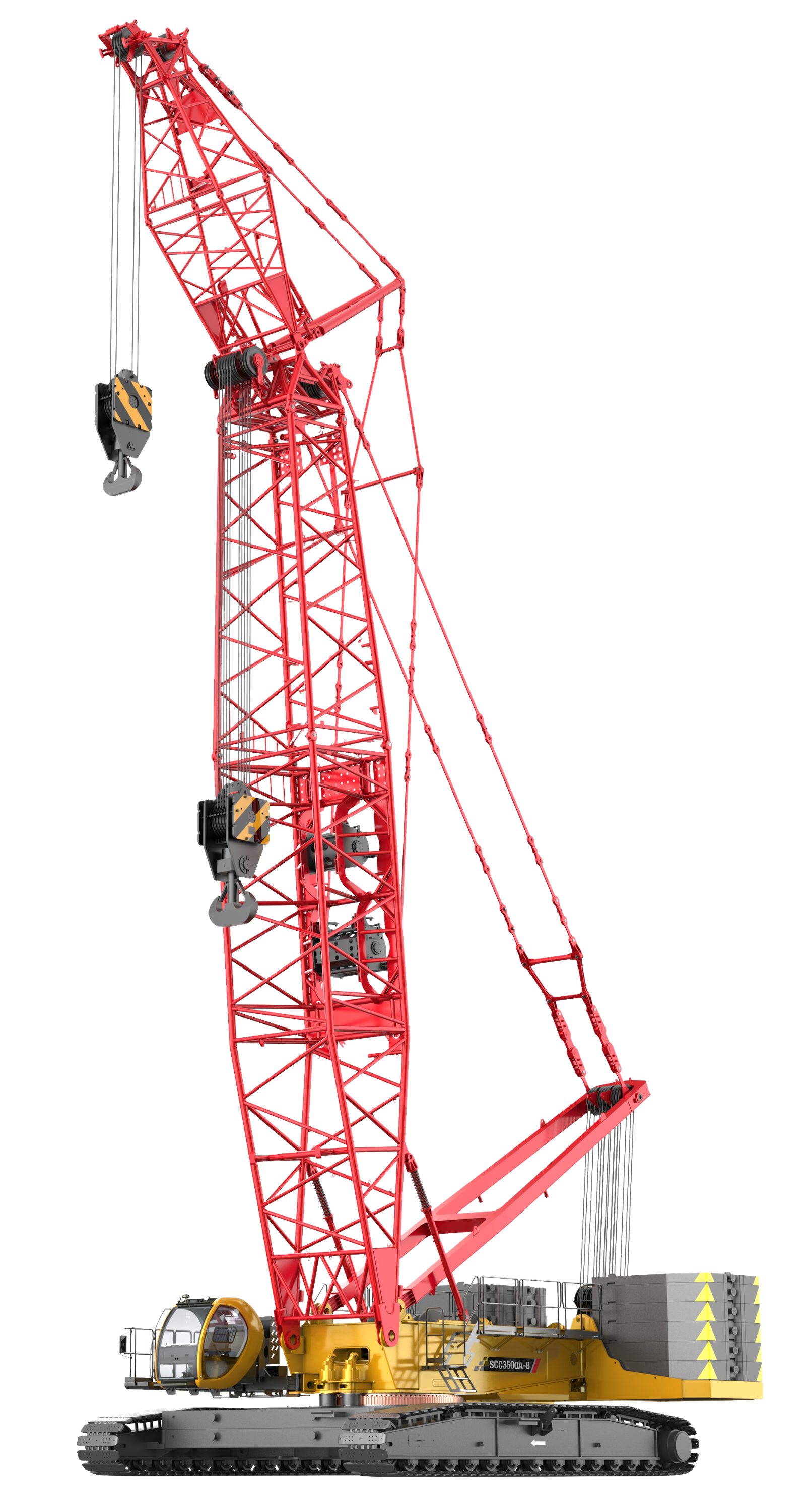 Sany SCC3500A-8 Lattice Boom Crawler Crane - Sany Crane